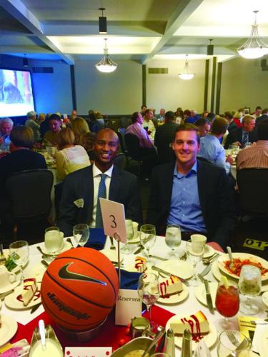 Coach Lute Olson Toast; USD Coach Lamont Smith & Ryan Harbour