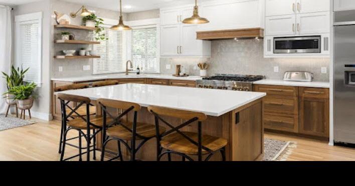 Beneficial Layout Tip Of Farmhouse Kitchen Cabinets | Highlighted