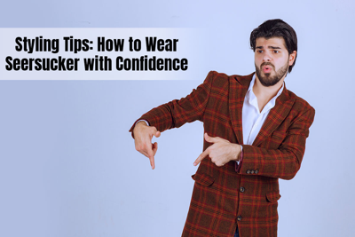 Man wears his seersucker suit with confidence
