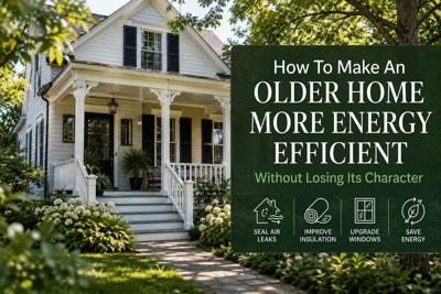 How To Make An Older Home More Energy Efficient Without Losing Its Character