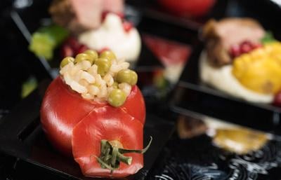 Spicy Stuffed Tomato Rice Recipe