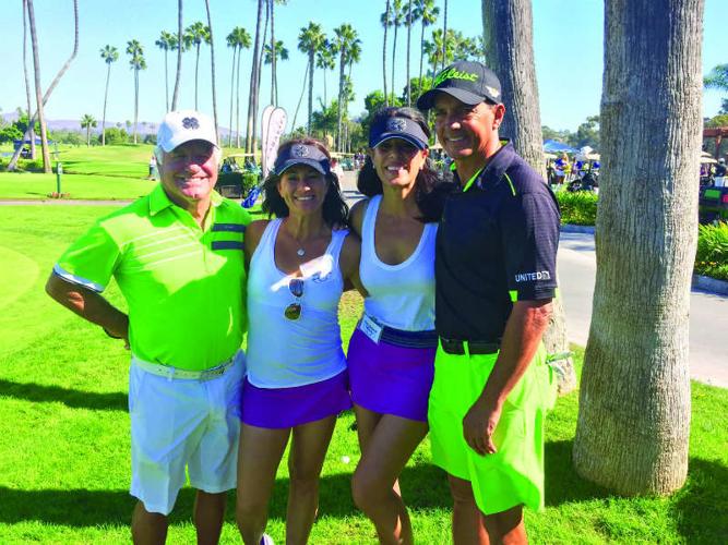 Freedom to Live Golf Tournament; ohn Schroeder, Sian Welch, Gina McLeod & Tom Pernice, Jr.