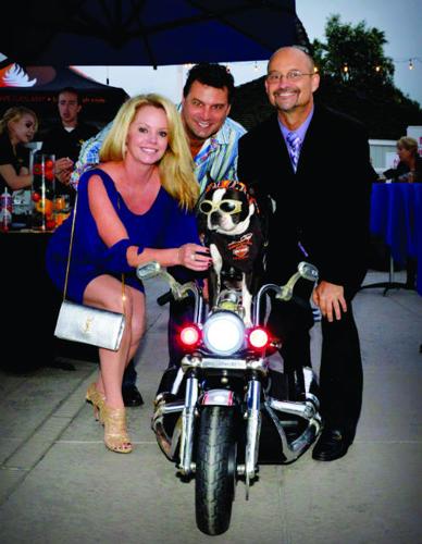 Josie Pearl Annual Scholarship; ￼Cheryl Caho Milana, Rolland Gerhardt, Mark Shaffer & Chopper the Biker Dog