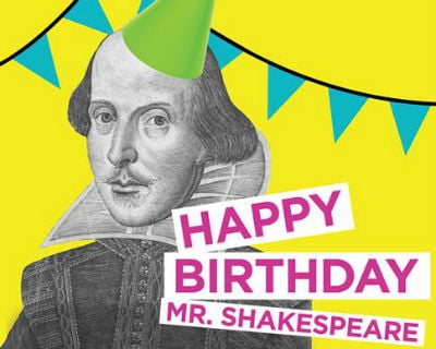 The Old Globe Wishes Shakespeare a Happy 452nd Birthday