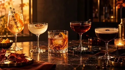 From Golden Hour to After Dinner Five Fall Cocktails That Get Better as the Night Goes On