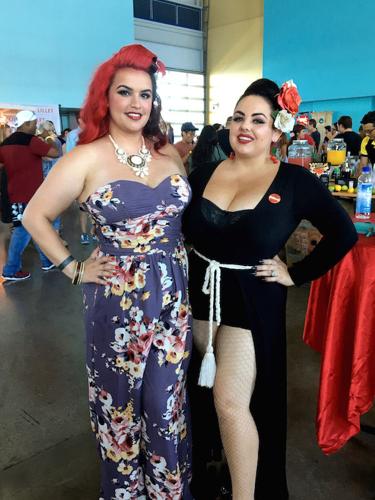 Jacqueline Chaton and Dottie DeVille; right Adictivo Tequila