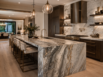 Quartzite vs Marble for Luxury Kitchens: Beauty, Durability and Maintenance