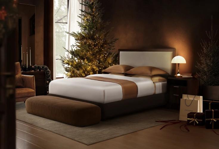The Holiday Bedroom Makeover That Feels Like a Boutique Hotel