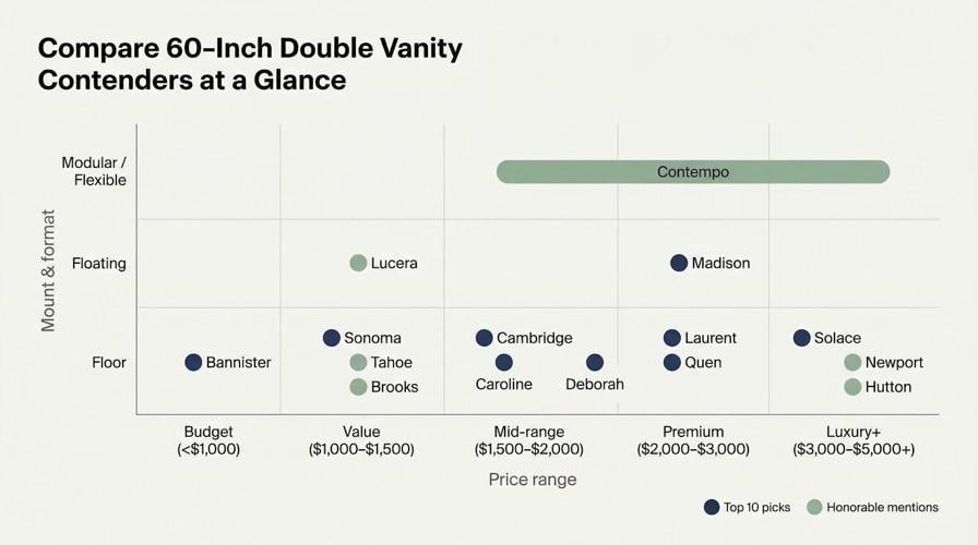 10 Luxurious 60 Inch Double Sink Vanity Options for Spa-Level Bathrooms (2026's Best)