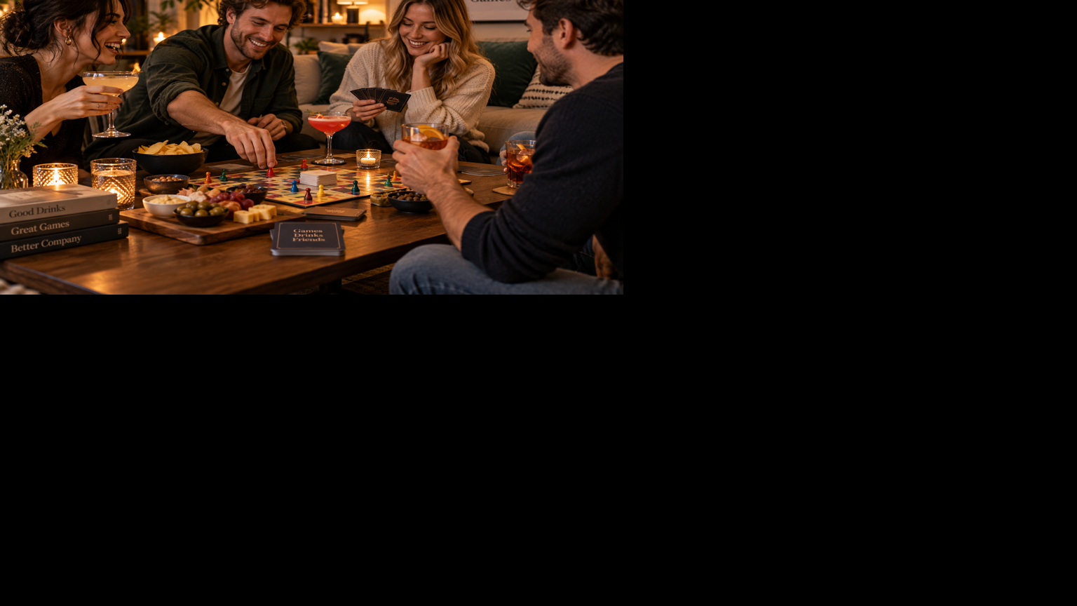 How to Host a Game and Cocktail Night That Feels Effortless