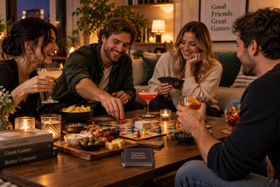 How to Host a Game and Cocktail Night That Feels Effortless