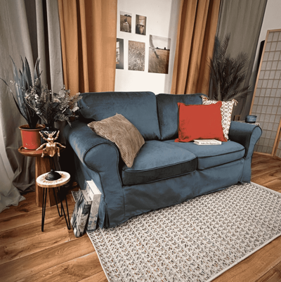 My big change with the old IKEA sofa