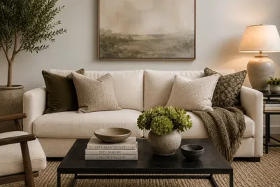 My big change with the old IKEA sofa