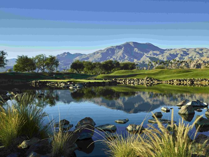 New lake near golf course