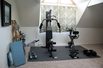 Setting up a home gym like this can help you avoid the crowds of a commercial gym