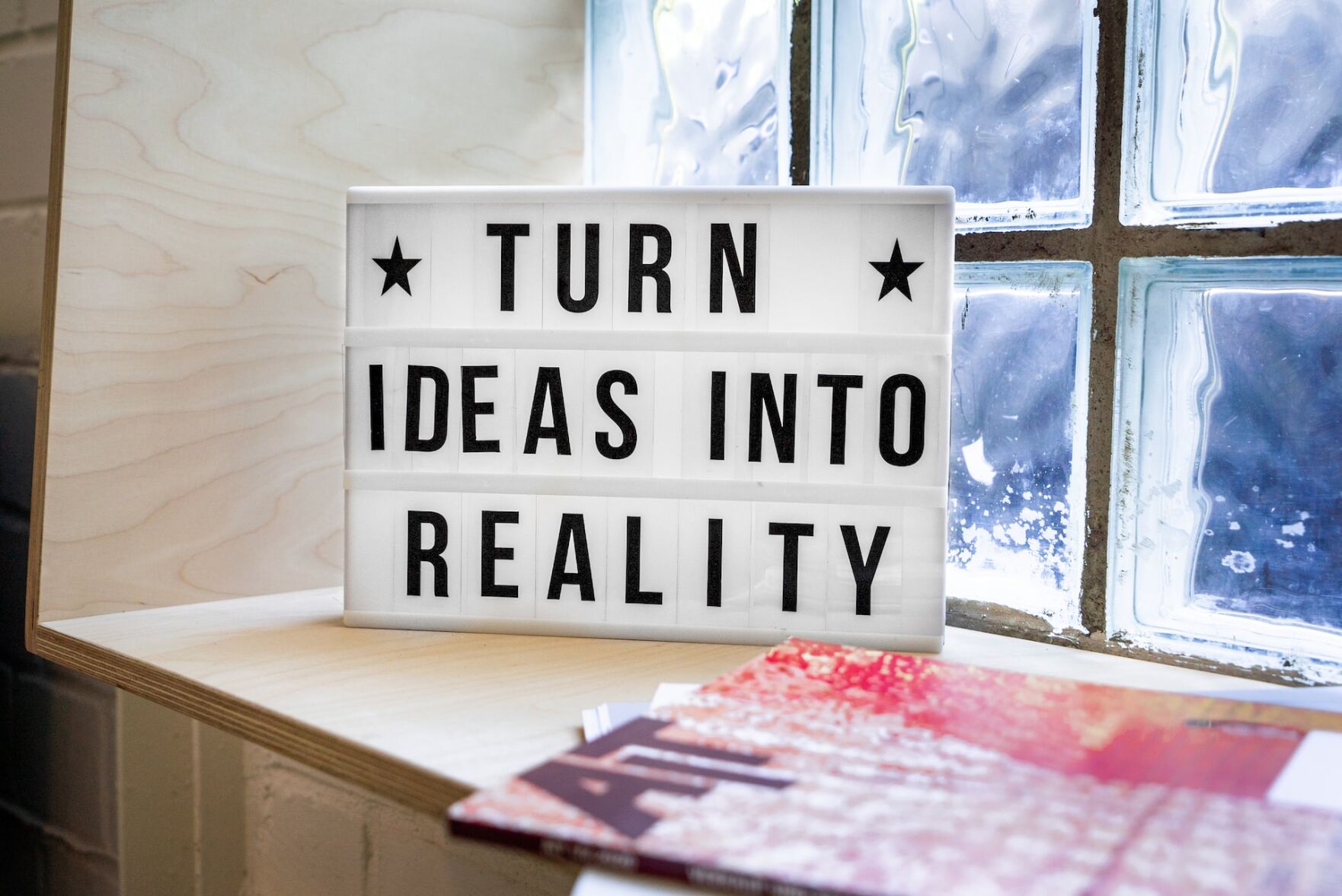 Building a start-up is essentially "turn[ing] ideas into reality"