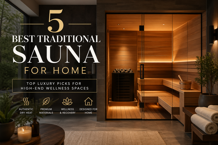 5 Best Traditional Saunas for High-End Home Wellness Spaces