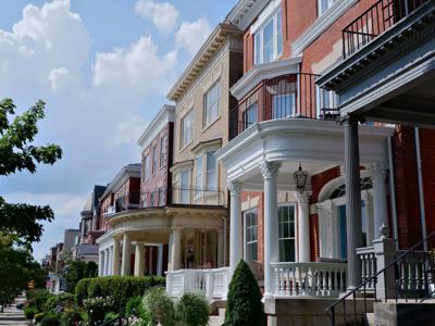 Richmond is full of streets of beautiful houses like these