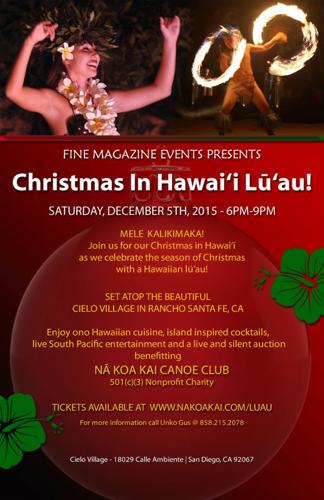 FineTicketTuesday - Christmas in Hawaii Luau