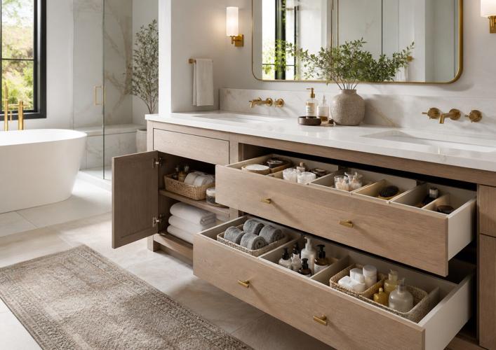 10 Inspirational Ideas to Help Organize Your Bathroom