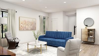 Timeless interior design in a home's living room