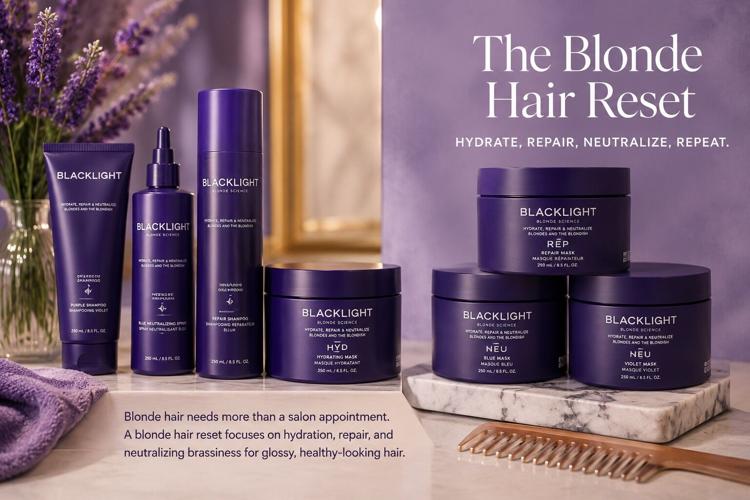 The Blonde Hair Reset Hydrate, Repair, Neutralize, Repeat
