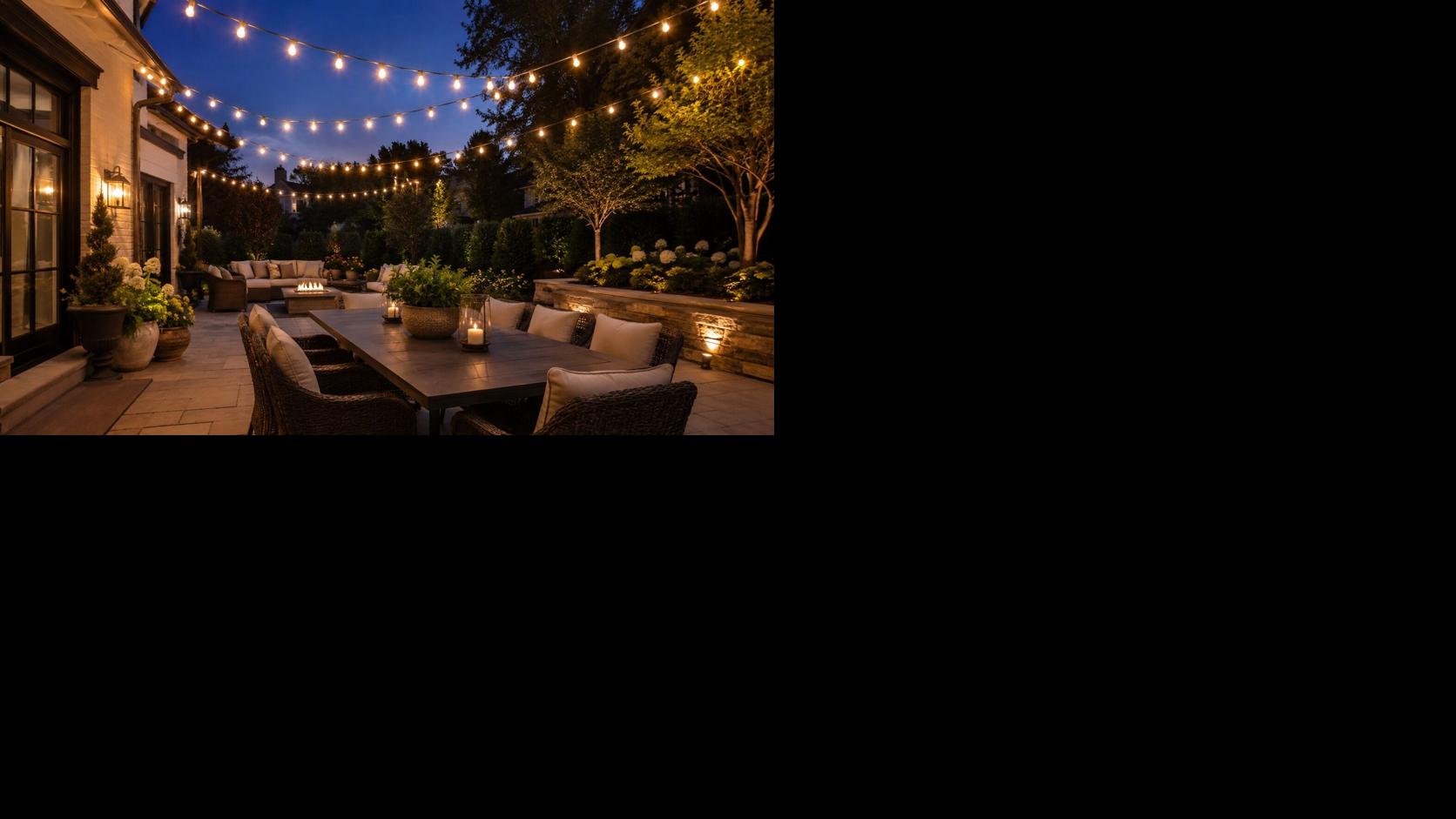 Easy Ways to Transform Your Patio with Backyard String Lights