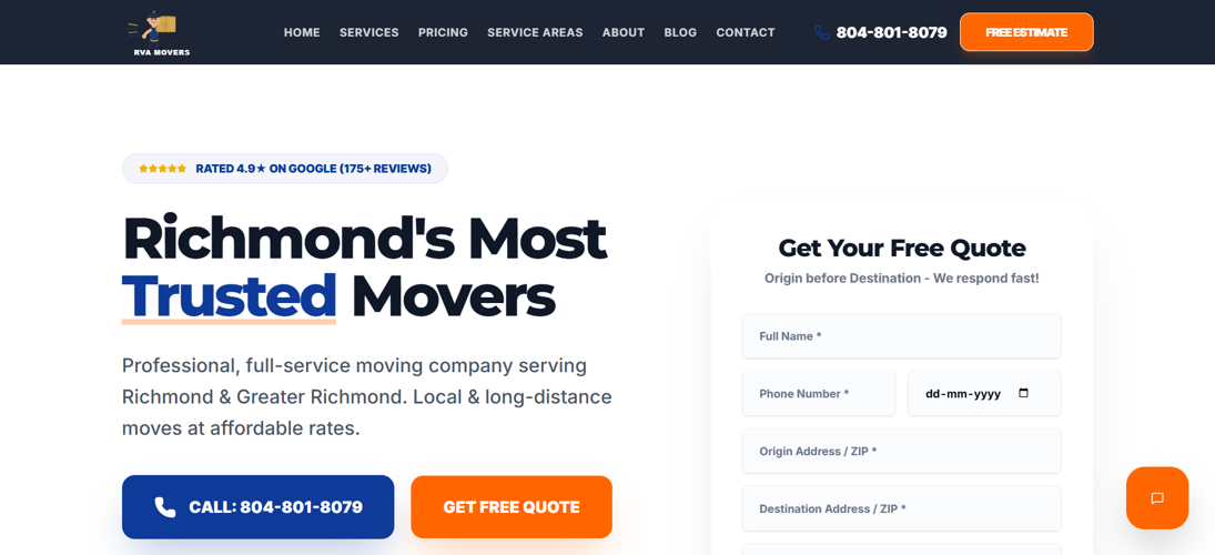6 Trusted Moving Companies in Richmond, VA for Residential Moves in 2026