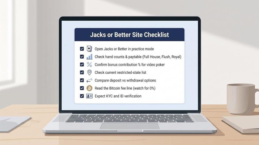 Top 6 Best Jacks or Better Video Poker Sites Ranked for 2026 Players