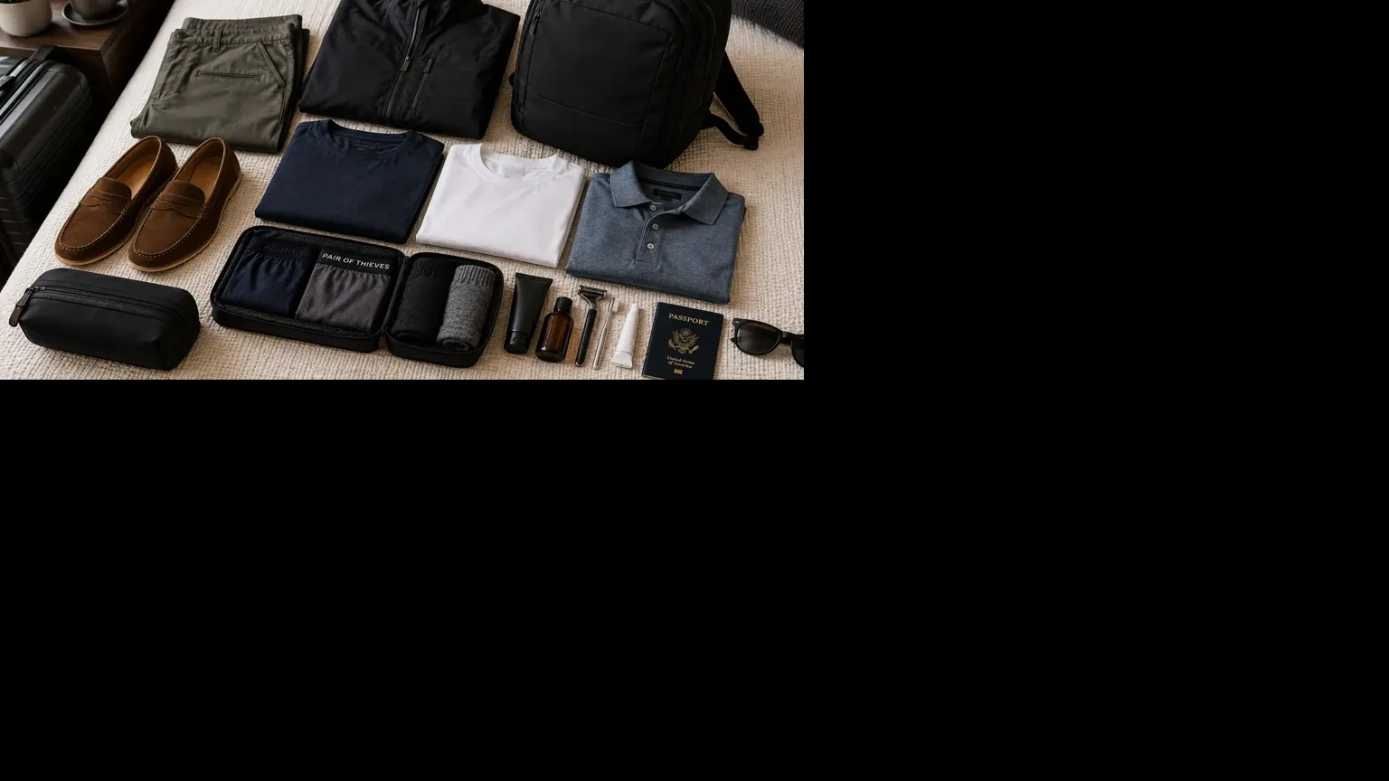 The Carry-On Wardrobe Every Man Needs for a Three-Day Getaway