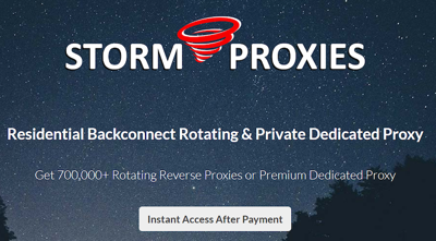 Storm Proxies is a provider known for its small-scale, specialized proxy services