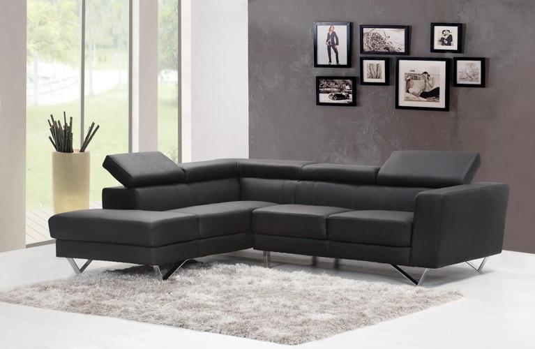 Couch that came as a furniture package elevates the space