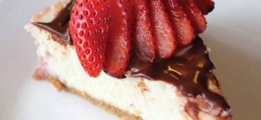 Chocolate Marble Strawberry Cheesecake Recipe