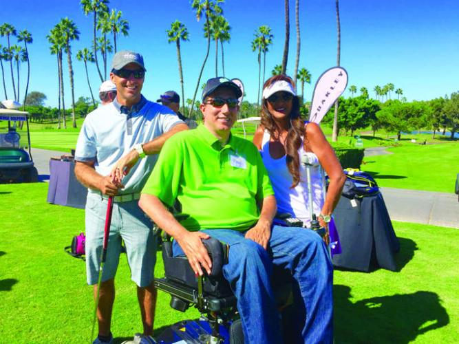 Freedom to Live Golf Tournament; ￼Paul Jacobson, Mike Atkins & Kathleen Bleakley