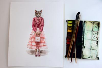 Before creating an outfit, the first step is to do a mockup