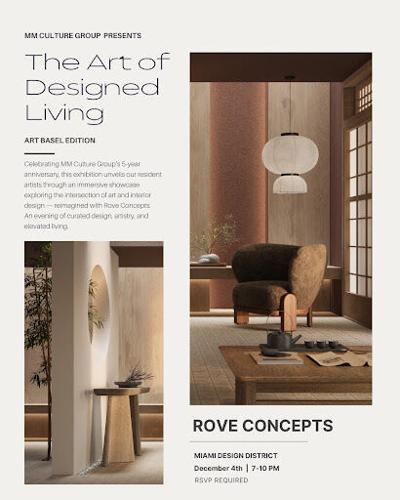 The Art of Designed Living at Miami Art Week