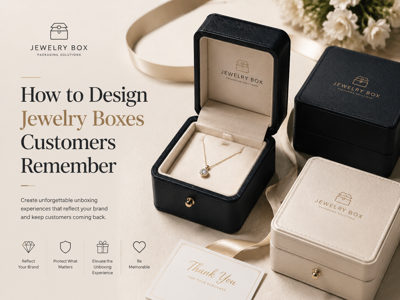 How to Design Jewelry Boxes Customers Remember