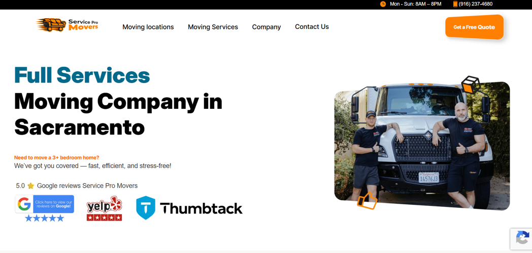 6 Sacramento, CA Movers for Affordable and Reliable Home Relocations in 2026