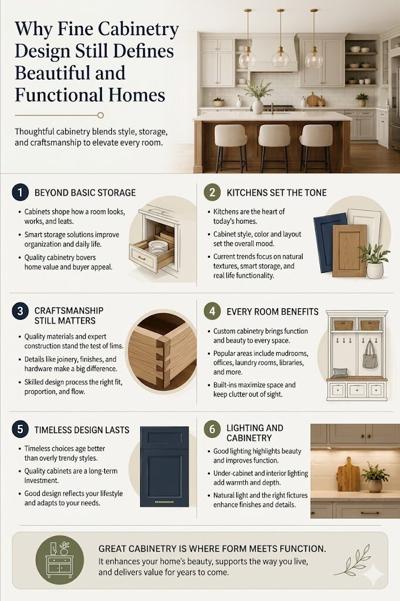 Why Fine Cabinetry Design Still Defines Beautiful and Functional American Homes