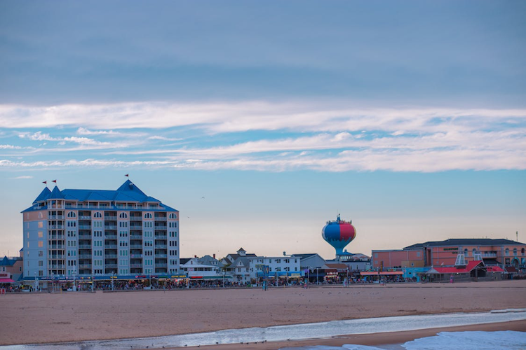 Maryland has many beach towns with beach lodgings such as this one