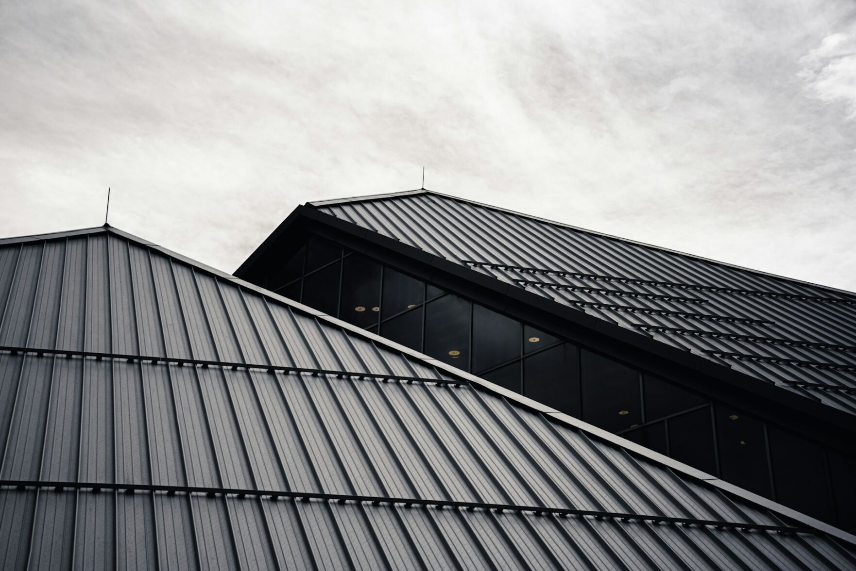 Steel roofs like these can be longlasting roofing options