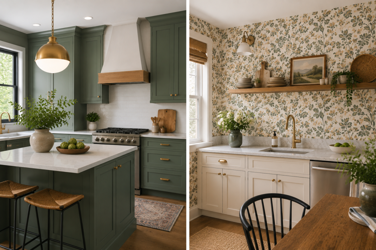 Should You Paint Your Kitchen or Add Wallpaper?