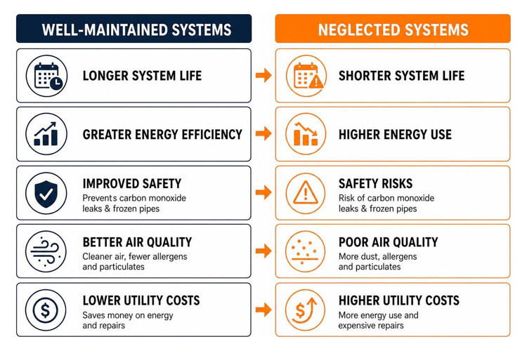 The Core Benefits of HVAC and Plumbing Maintenance
