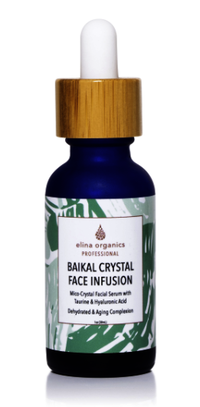A bottle of Baikal Crystal Face Infusion