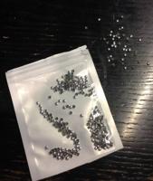Nail Art - Silver Square Studs