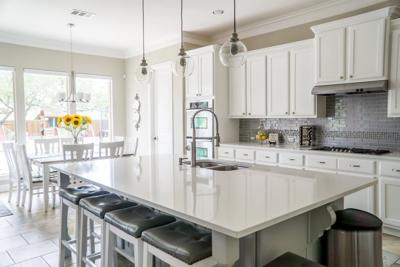 A kitchen island adds an element of elegance to your kitchen