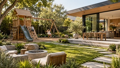 Designing a Sophisticated Backyard Play Zone for Modern Families