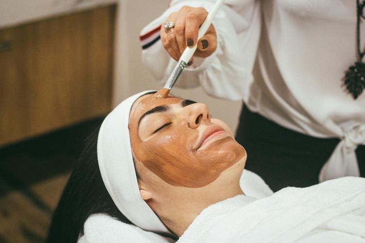 a Lady getting the Best Face Mask