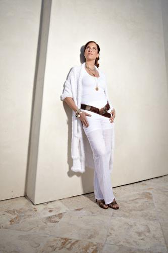 White on White Spring Fashions in San Diego