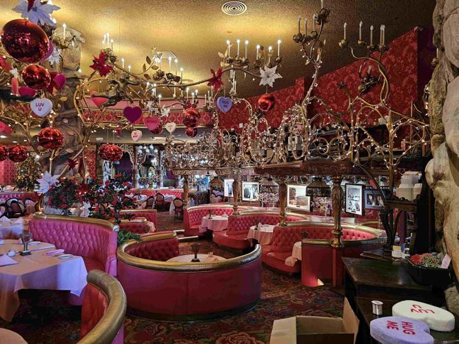 Madanna Inn Pink Dinning room